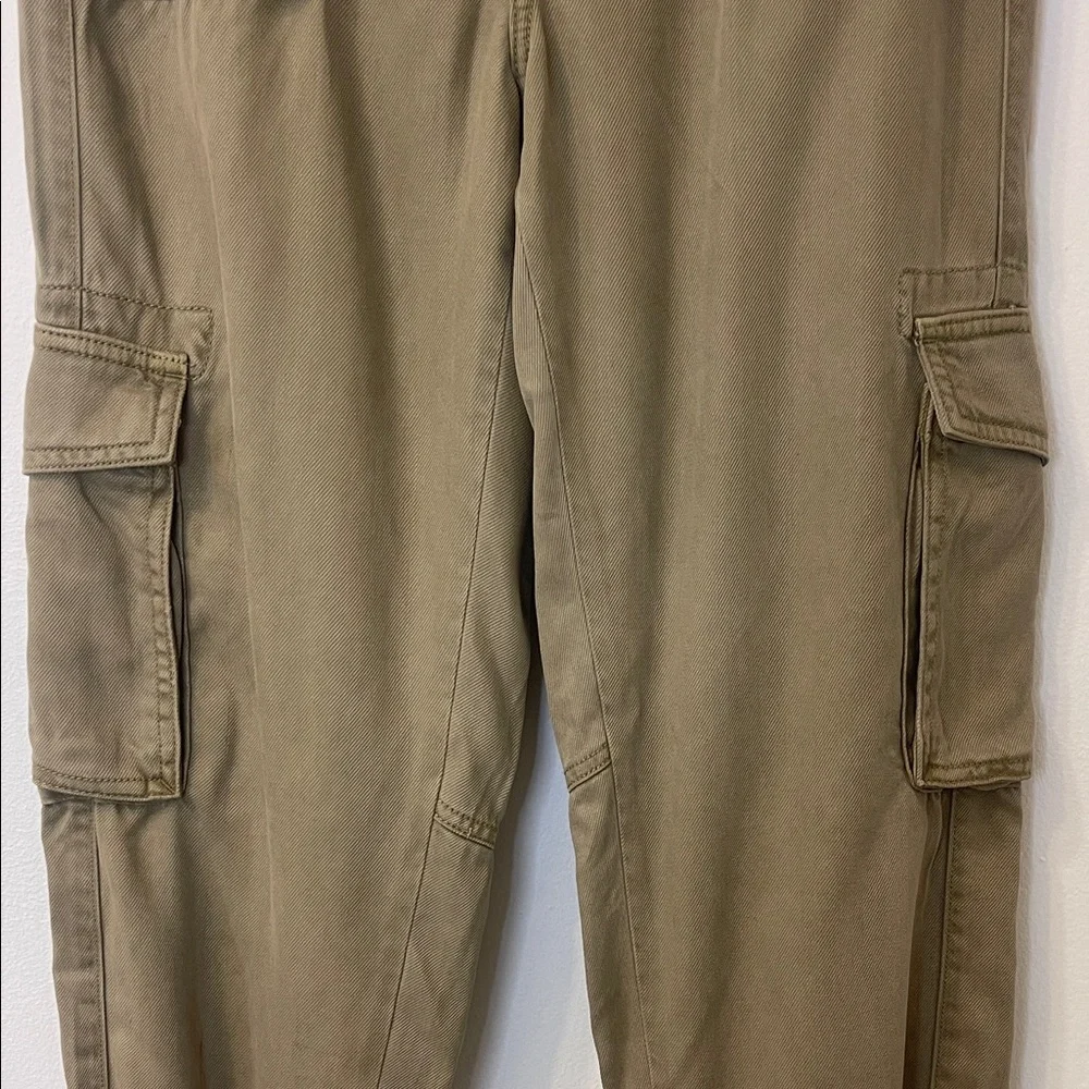 Le’AL.X Women's Tan Cargo Joggers Medium Waist 15”-17” Inseam 28” NWT - Picture 4 of 13